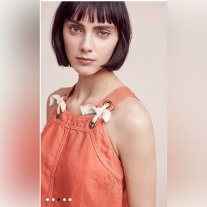 NWT Anthropologie Maeve Cora Swing Top in Coral